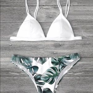 Bikini Set White/ Green